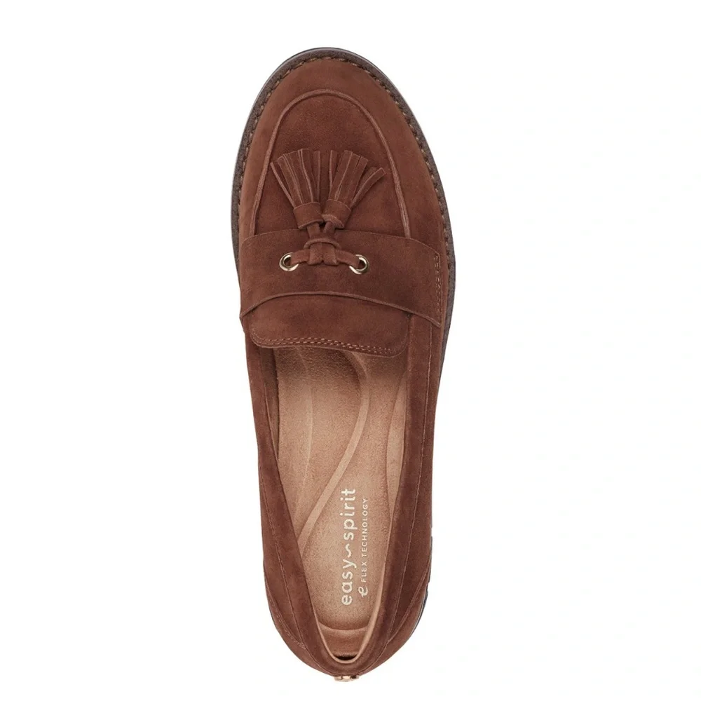 Easy Spirit Women's Vienne eFlex Tassels Slip-On Loafers- Size 8M